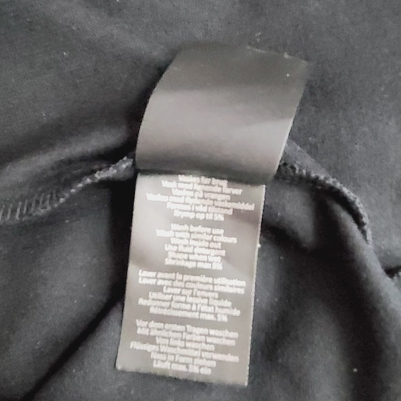 Masai‎ Copenhagen Nenala Dress 2XL Black Beige Stripe Colorblock  Knit Shift - Picture 9 of 12